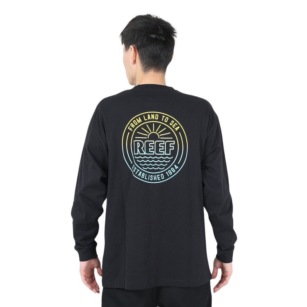 リーフ（REEF）（メンズ）長袖Tシャツ メンズ TO SEA RFTEM2315-BLK