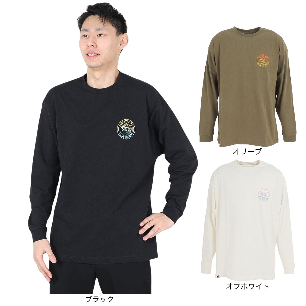 リーフ（REEF）（メンズ）長袖Tシャツ メンズ TO SEA RFTEM2315-OLV