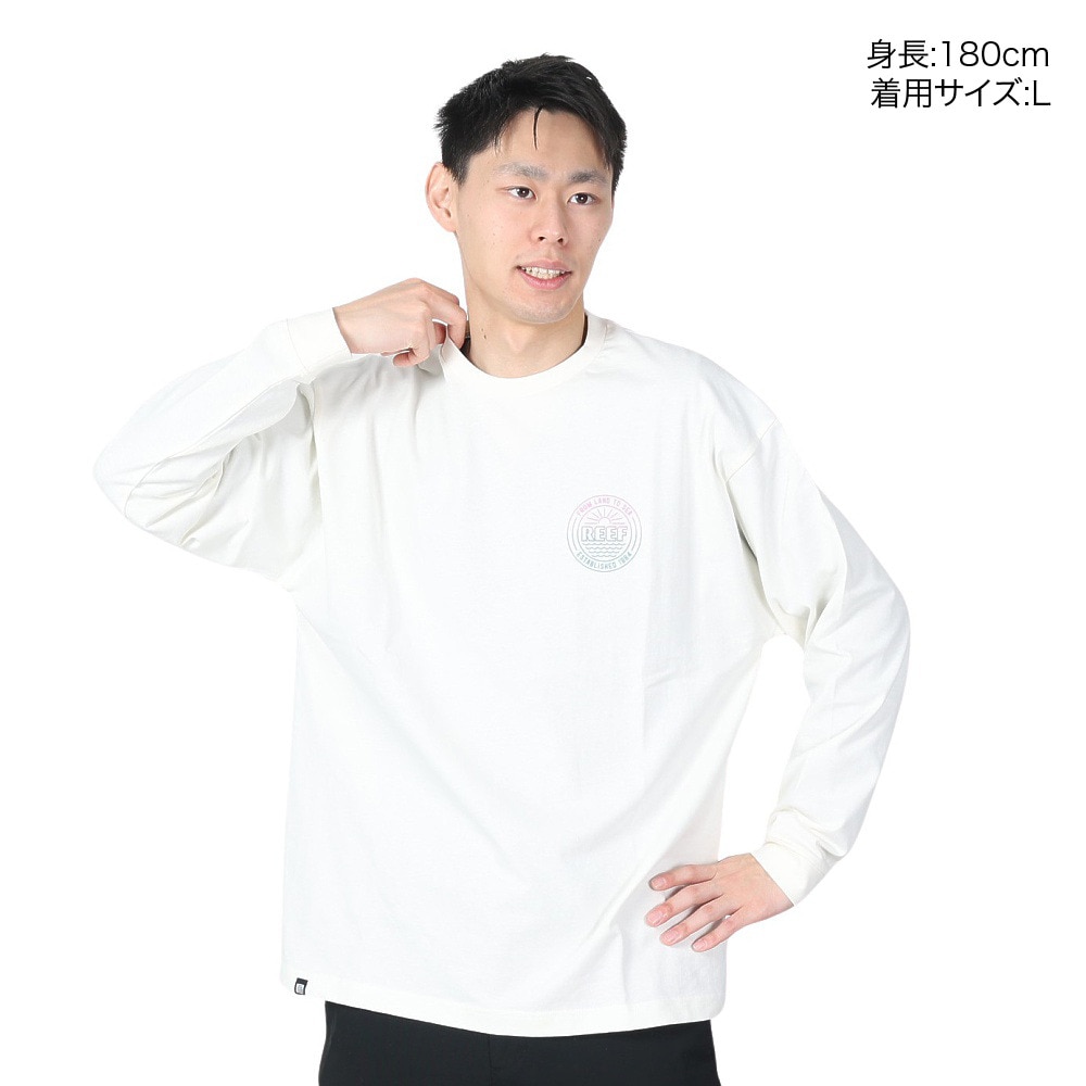 リーフ（REEF）（メンズ）長袖Tシャツ メンズ TO SEA RFTEM2315-O.WHT