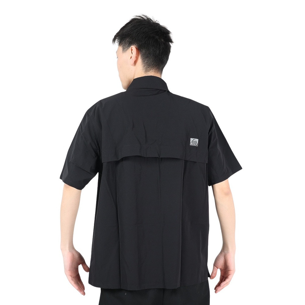 リーフ（REEF）（メンズ）半袖シャツ メンズ ポケット BAJA COLAR RFWSM2301-BLK