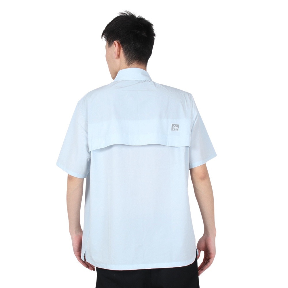 リーフ（REEF）（メンズ）半袖シャツ メンズ BAJA COLAR RFWSM2301-S.BLU