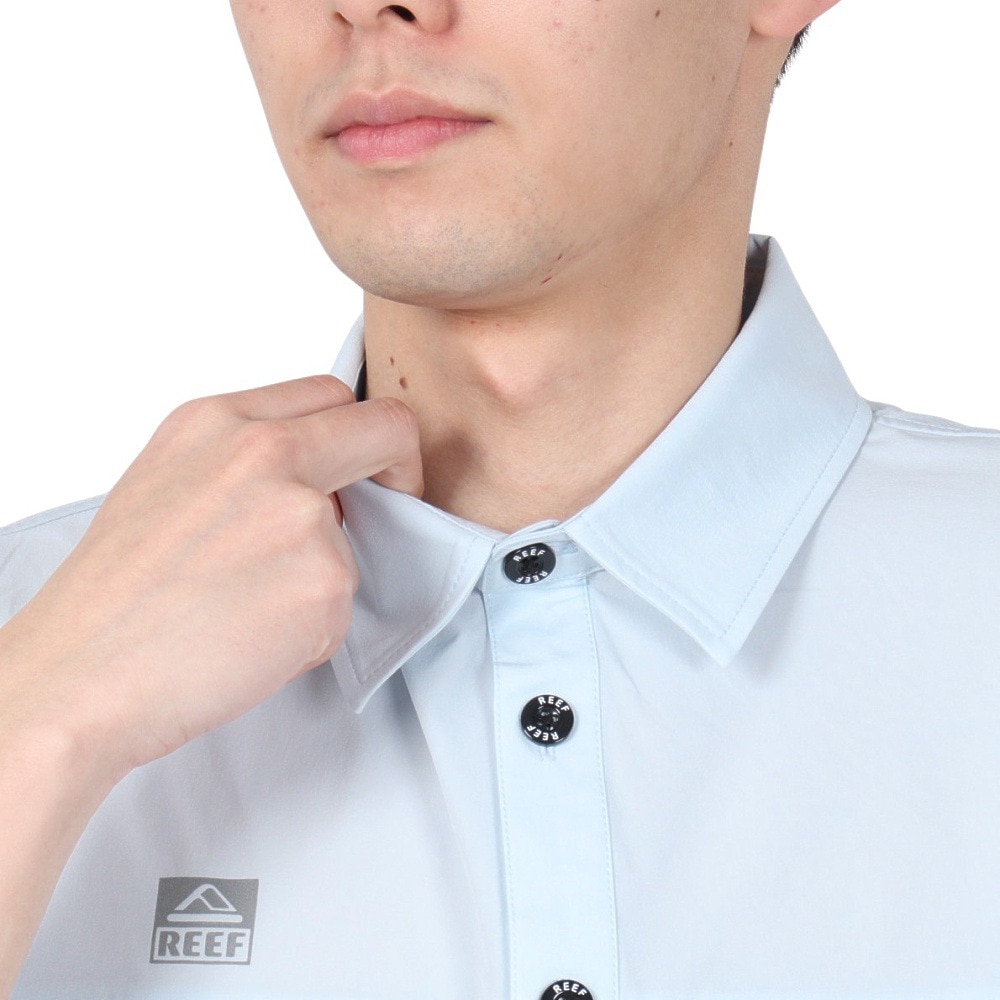 リーフ（REEF）（メンズ）半袖シャツ メンズ BAJA COLAR RFWSM2301-S.BLU