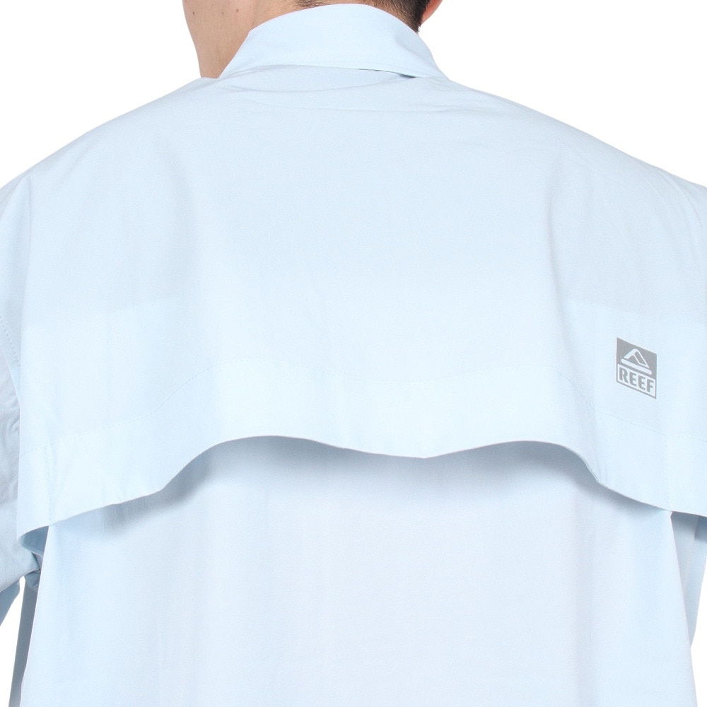 リーフ（REEF）（メンズ）半袖シャツ メンズ BAJA COLAR RFWSM2301-S.BLU