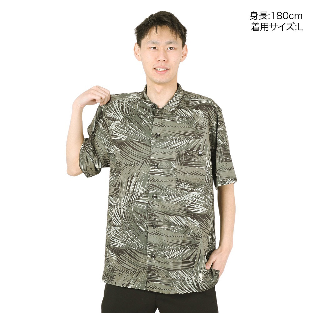 リーフ（REEF）（メンズ）半袖シャツ メンズ PALM COLAR シャツ RFWSM2303-OLV