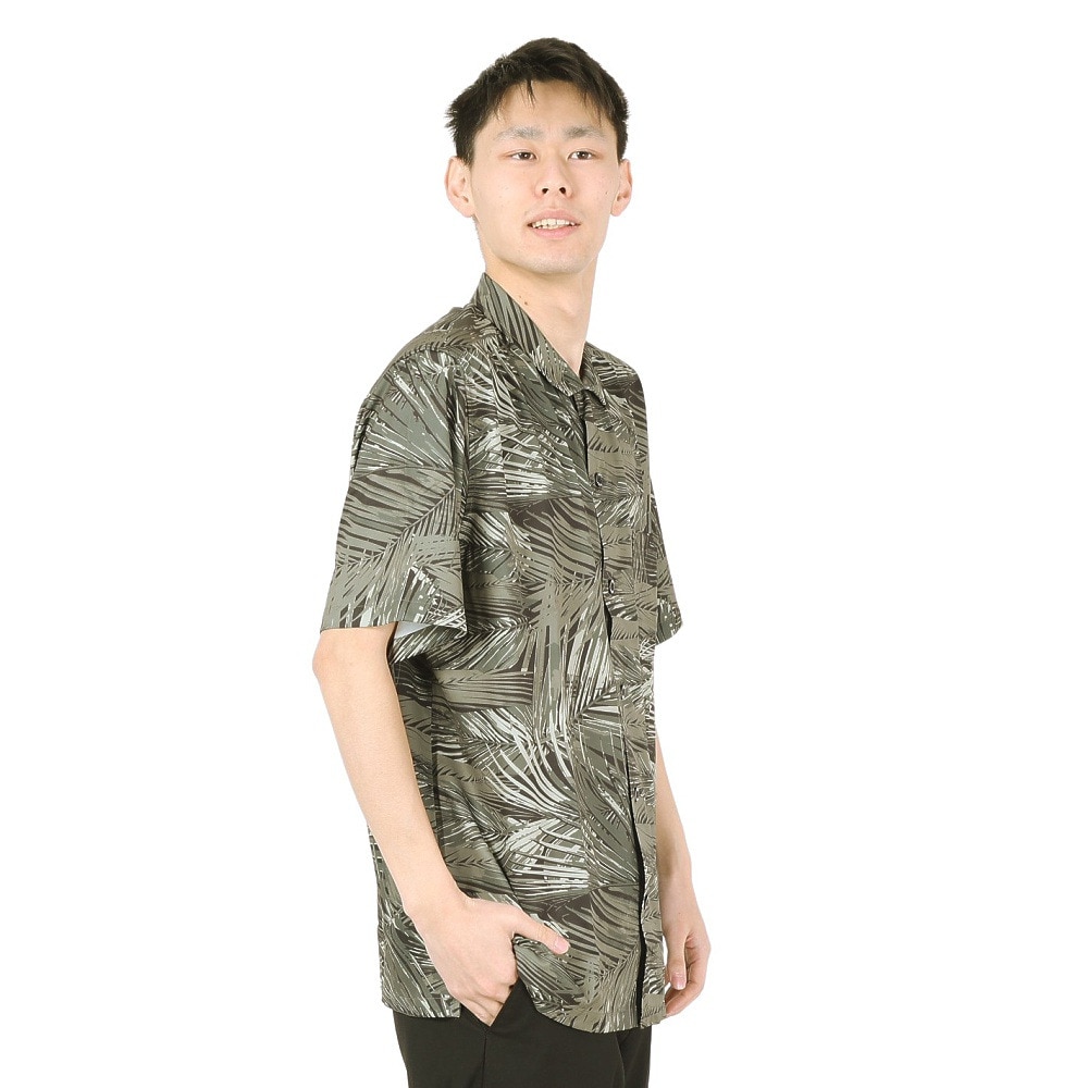 リーフ（REEF）（メンズ）半袖シャツ メンズ PALM COLAR シャツ RFWSM2303-OLV