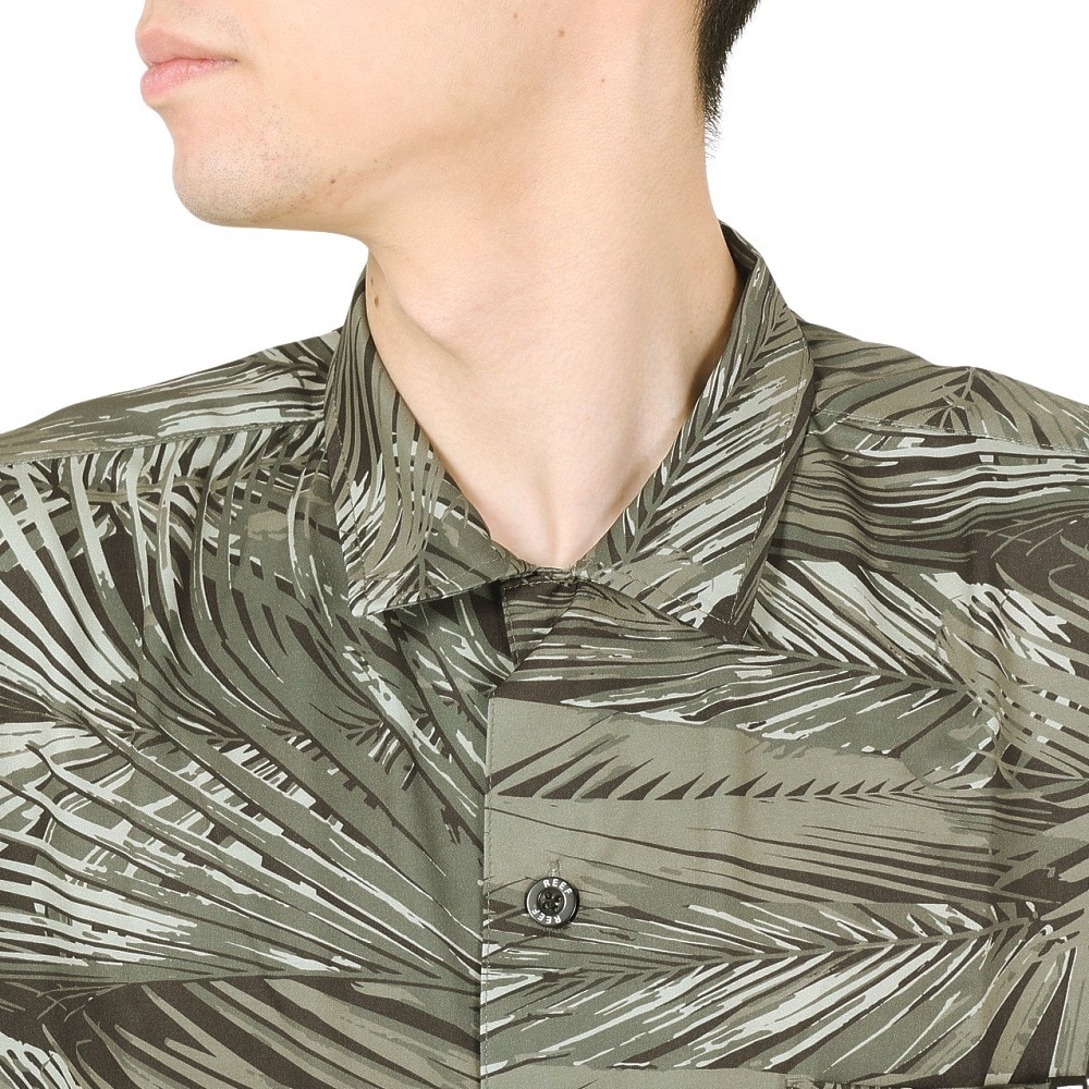 リーフ（REEF）（メンズ）半袖シャツ メンズ PALM COLAR シャツ RFWSM2303-OLV