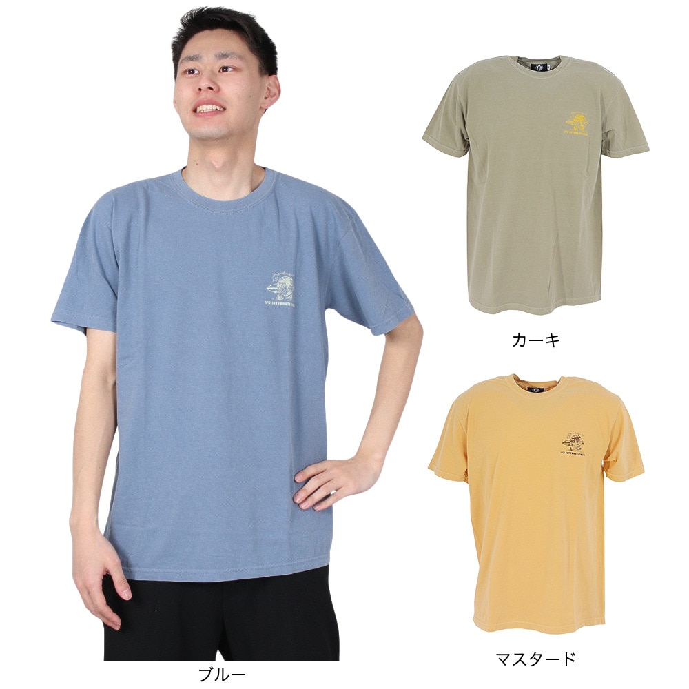 IPD（IPD）（メンズ）半袖Tシャツ メンズ CALM IN THE CHAOS IPDSS005CC-D.BLU