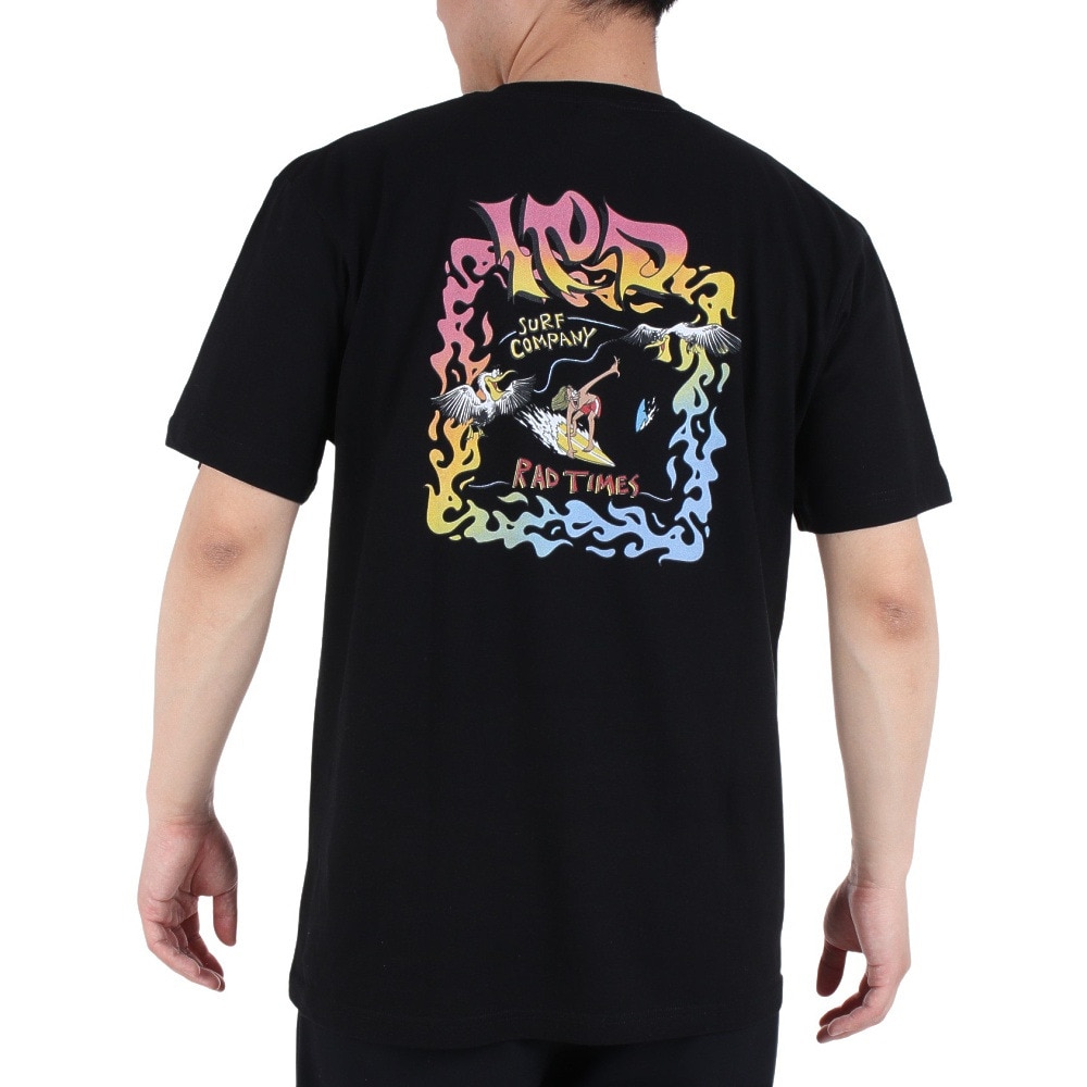 IPD（IPD）（メンズ）FLARE 半袖Tシャツ IPDSS005FL-BLK