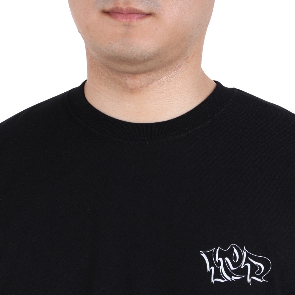 IPD（IPD）（メンズ）FLARE 半袖Tシャツ IPDSS005FL-BLK