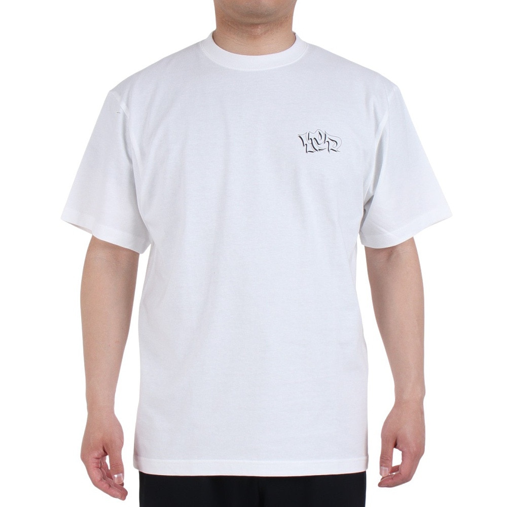 IPD（IPD）（メンズ）FLARE 半袖Tシャツ IPDSS005FL-WHT