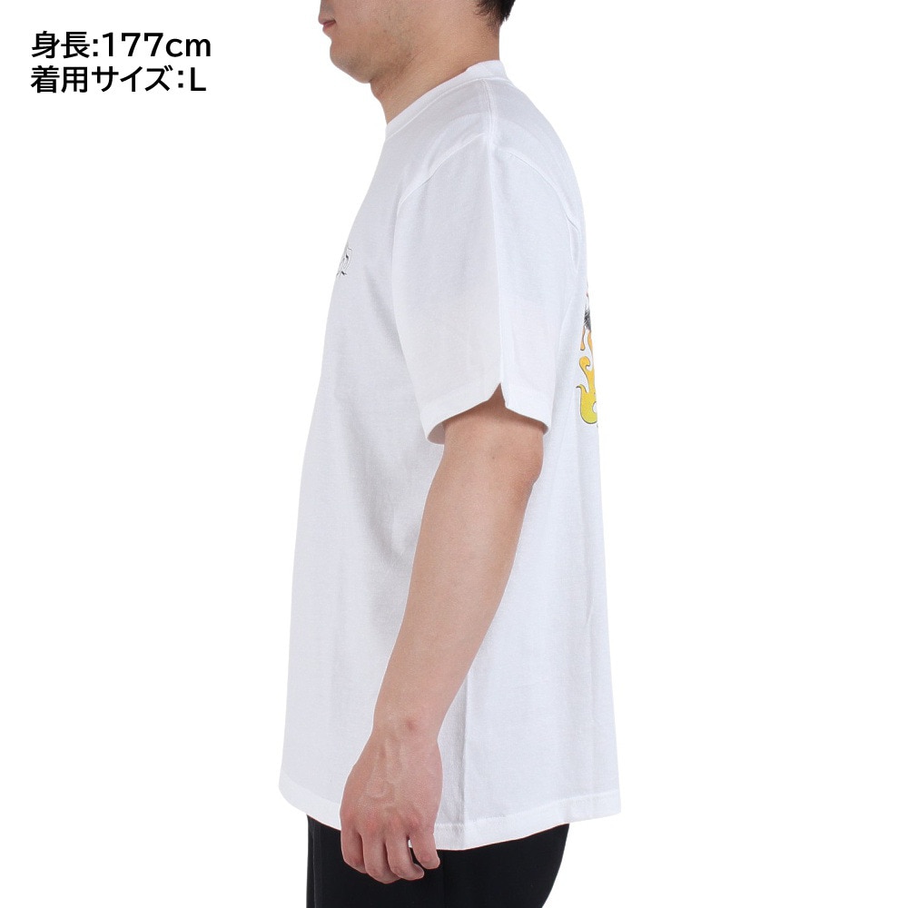 IPD（IPD）（メンズ）FLARE 半袖Tシャツ IPDSS005FL-WHT