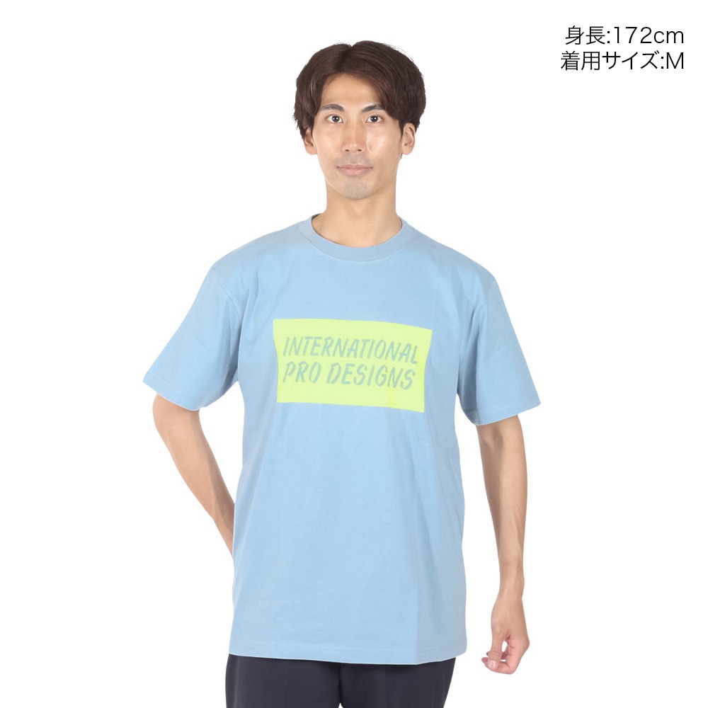 IPD（IPD）（メンズ）半袖Tシャツ メンズ DESIGNS IPDSS005IP-D.BLU