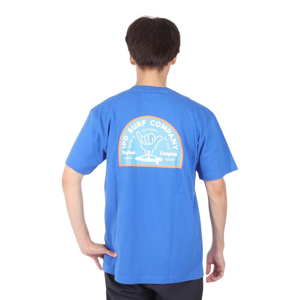 IPD（IPD）（メンズ）半袖Tシャツ メンズ SHAKA EVERYDAY IPDSS005SE-T.BLU