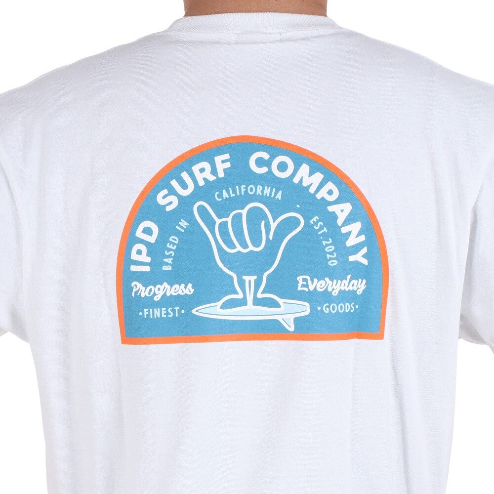 IPD（IPD）（メンズ）SHAKA EVERYDAY 半袖Tシャツ IPDSS005SE-WHT コットン プリント
