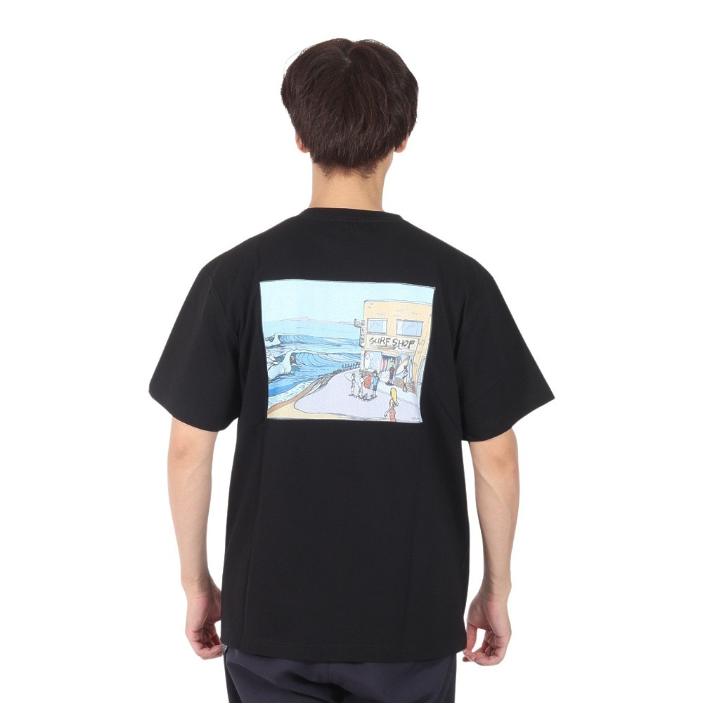 IPD（IPD）（メンズ）半袖Tシャツ メンズ SURF SHOP IPDSS005SS-BLK