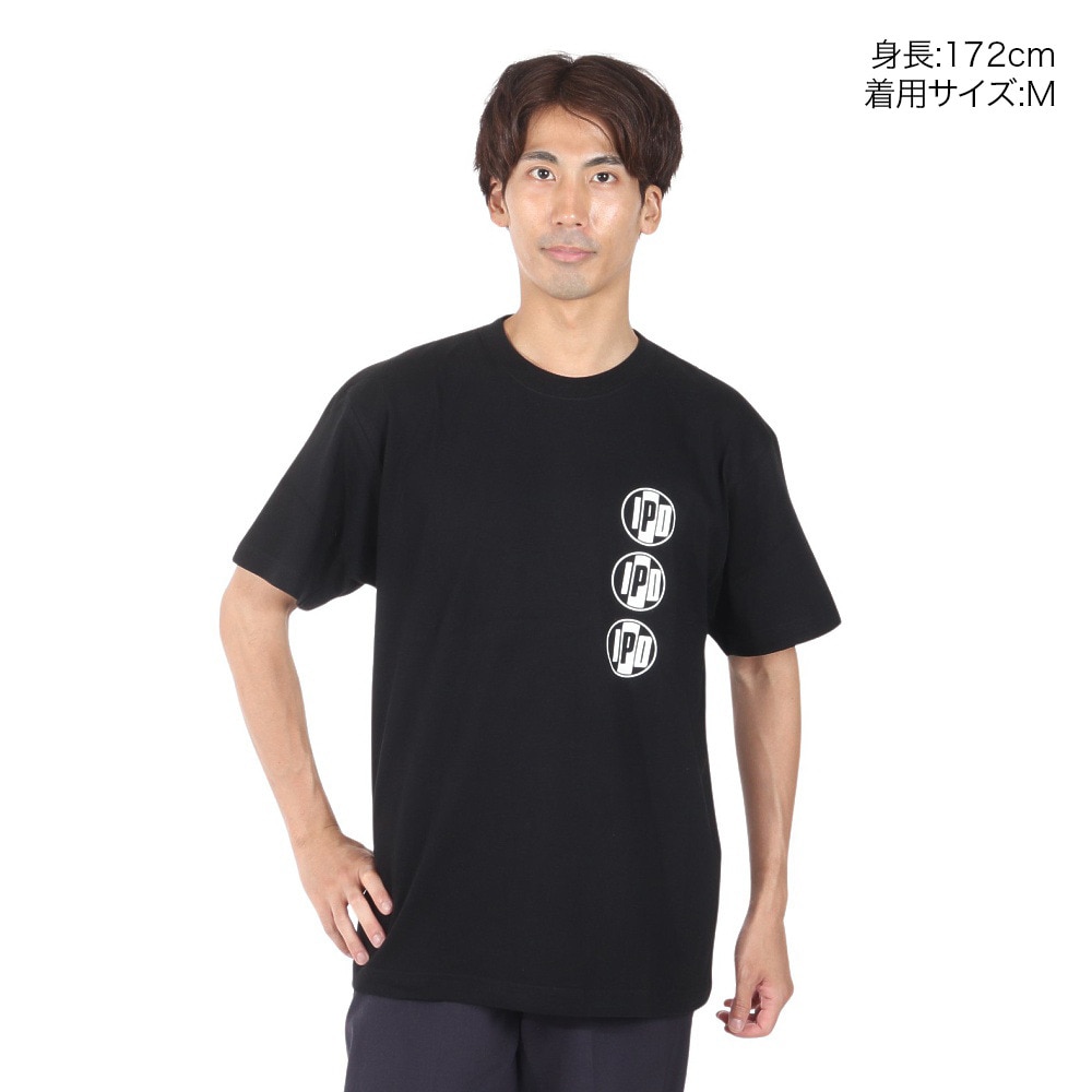 IPD（IPD）（メンズ）半袖Tシャツ メンズ TRIPLE OG IPDSS005TO-BLK