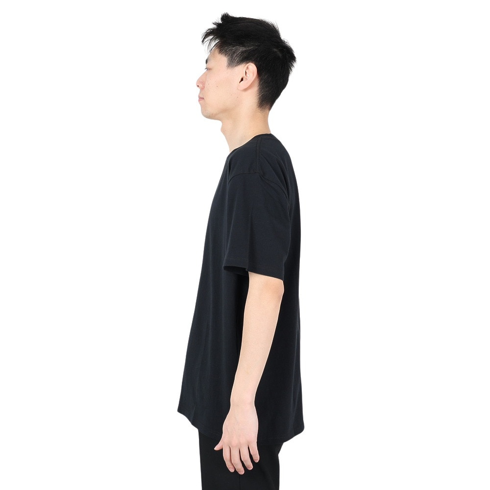 リヴィアプロジェクツ（Rivvia Projectu）（メンズ）半袖Tシャツ メンズ PROJECTING T-SHIRT RTE-23101-BLK