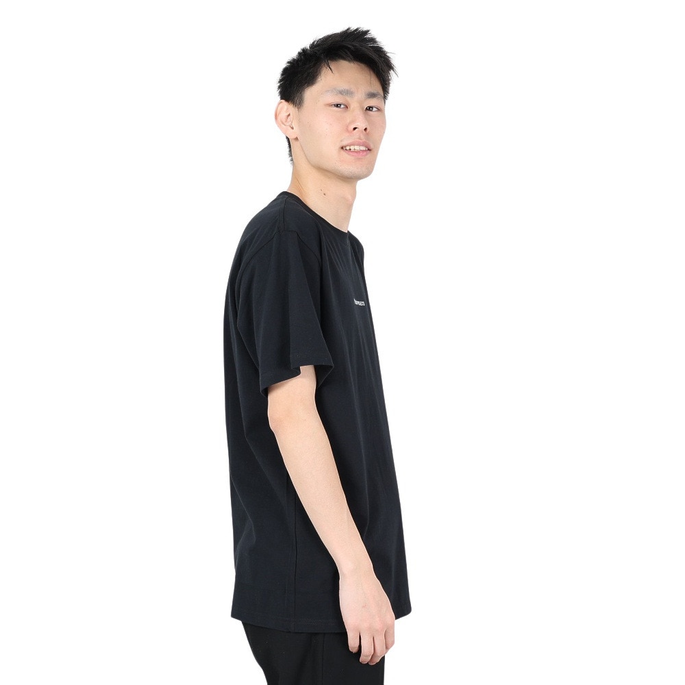 リヴィアプロジェクツ（Rivvia Projectu）（メンズ）半袖Tシャツ メンズ PROJECTING T-SHIRT RTE-23101-BLK
