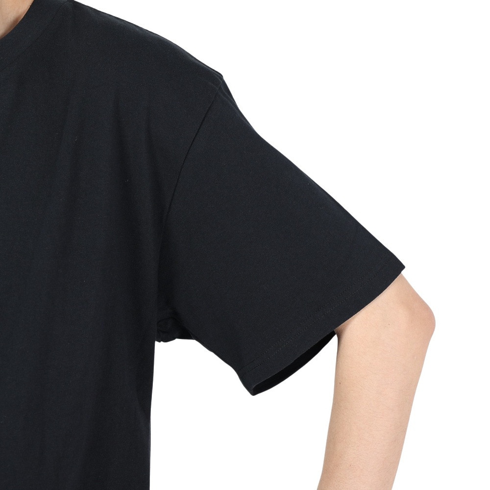 リヴィアプロジェクツ（Rivvia Projectu）（メンズ）半袖Tシャツ メンズ PROJECTING T-SHIRT RTE-23101-BLK