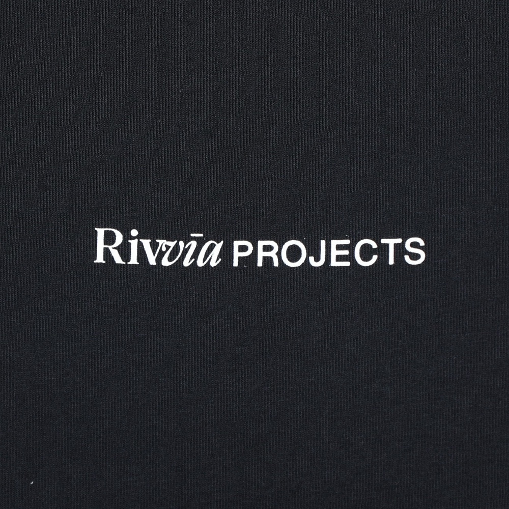 リヴィアプロジェクツ（Rivvia Projectu）（メンズ）半袖Tシャツ メンズ PROJECTING T-SHIRT RTE-23101-BLK