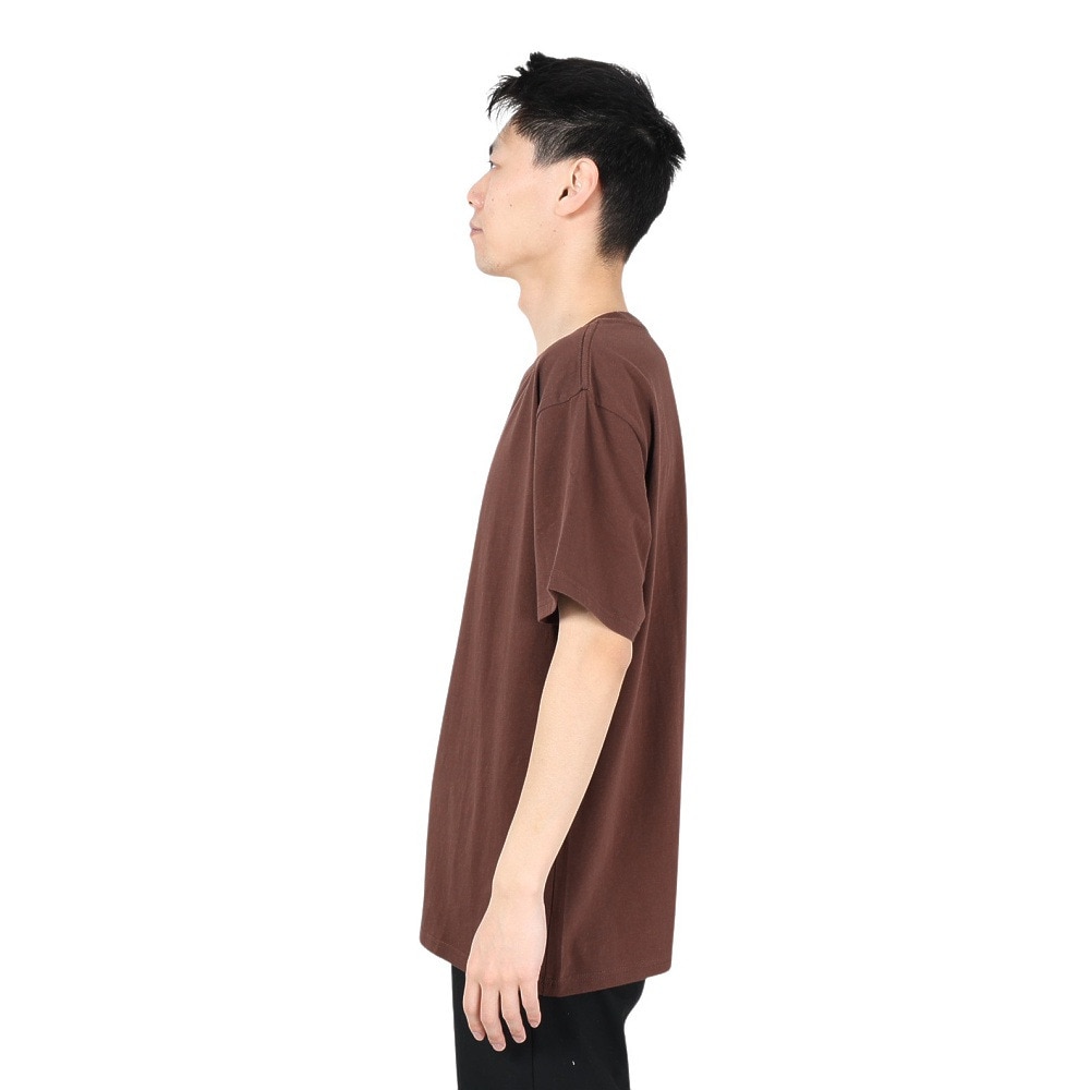 リヴィアプロジェクツ（Rivvia Projectu）（メンズ）半袖Tシャツ メンズ PROJECTING T-SHIRT RTE-23101-CHESTNUT