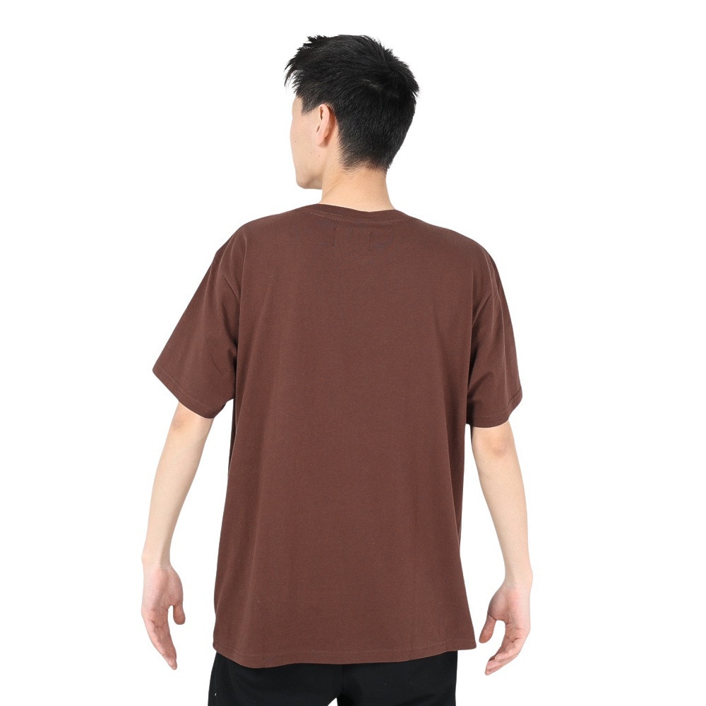 リヴィアプロジェクツ（Rivvia Projectu）（メンズ）半袖Tシャツ メンズ PROJECTING T-SHIRT RTE-23101-CHESTNUT