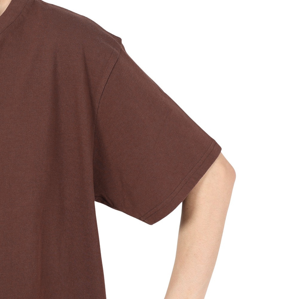 リヴィアプロジェクツ（Rivvia Projectu）（メンズ）半袖Tシャツ メンズ PROJECTING T-SHIRT RTE-23101-CHESTNUT