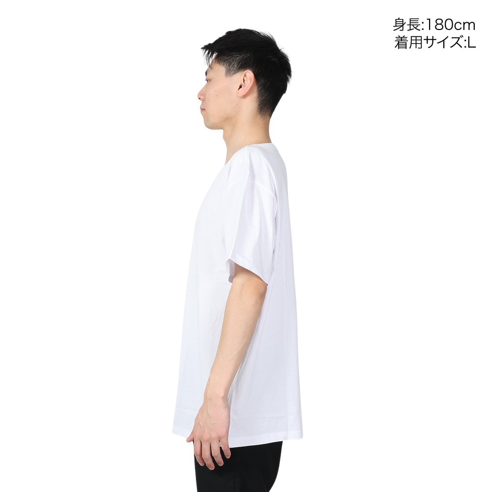 リヴィアプロジェクツ（Rivvia Projectu）（メンズ）半袖Tシャツ メンズ PROJECTING T-SHIRT RTE-23101-WHT