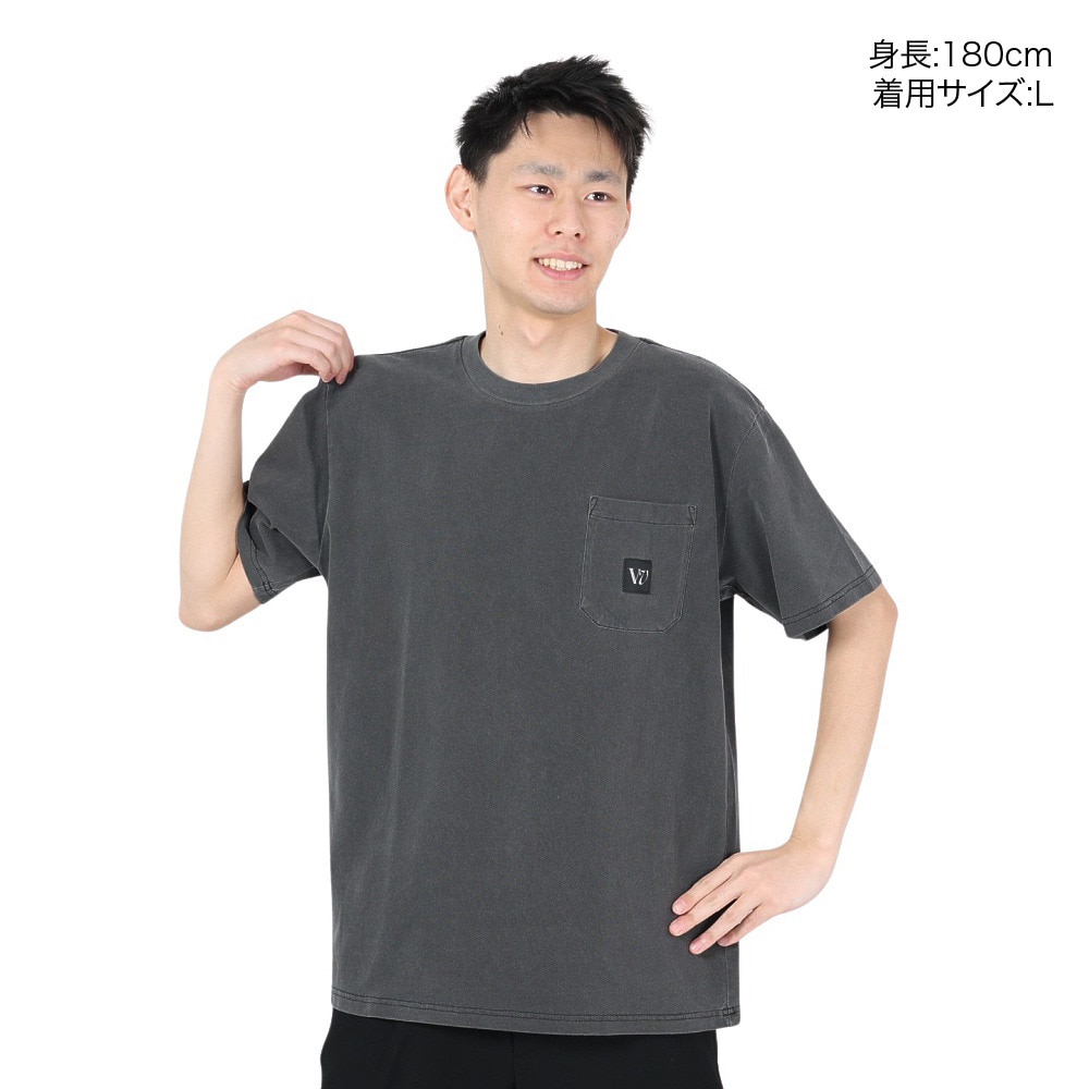 リヴィアプロジェクツ（Rivvia Projectu）（メンズ）半袖Tシャツ メンズ CAUSE&EFFECT  RTE-23108-BLK