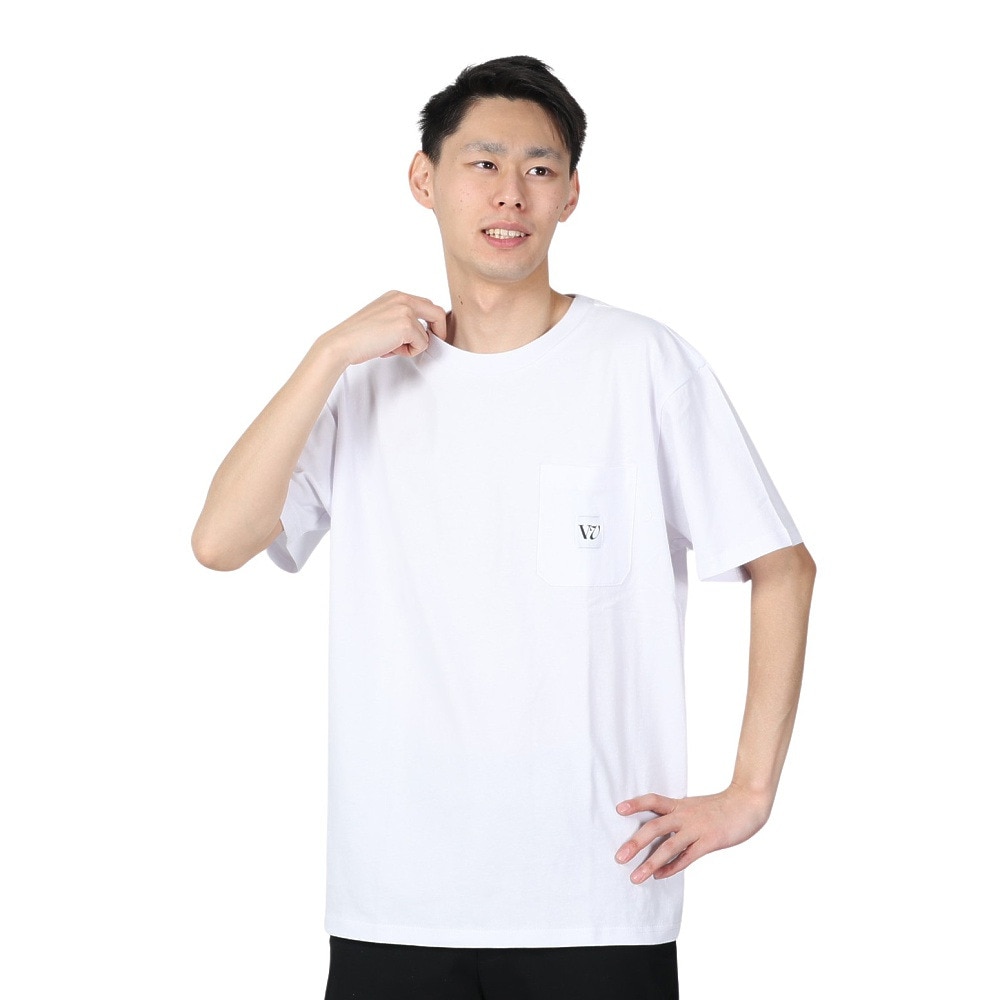 リヴィアプロジェクツ（Rivvia Projectu）（メンズ）半袖Ｔシャツ メンズ CAUSE&EFFECT  RTE-23108-WHT