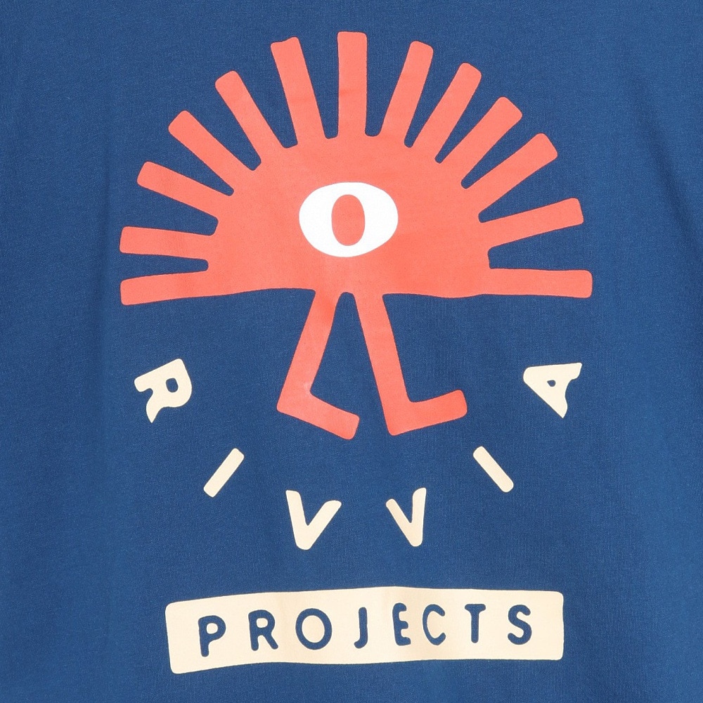 リヴィアプロジェクツ（Rivvia Projectu）（メンズ）NIGHT+DAY 半袖Tシャツ RTE-23203-NAV