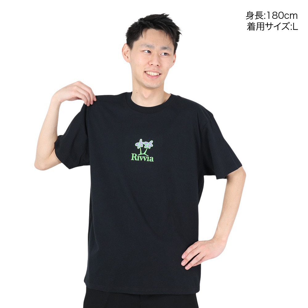 リヴィアプロジェクツ（Rivvia Projectu）（メンズ）半袖Tシャツ メンズ REVIVAL T-SHIRT  RTE-23204-BLK