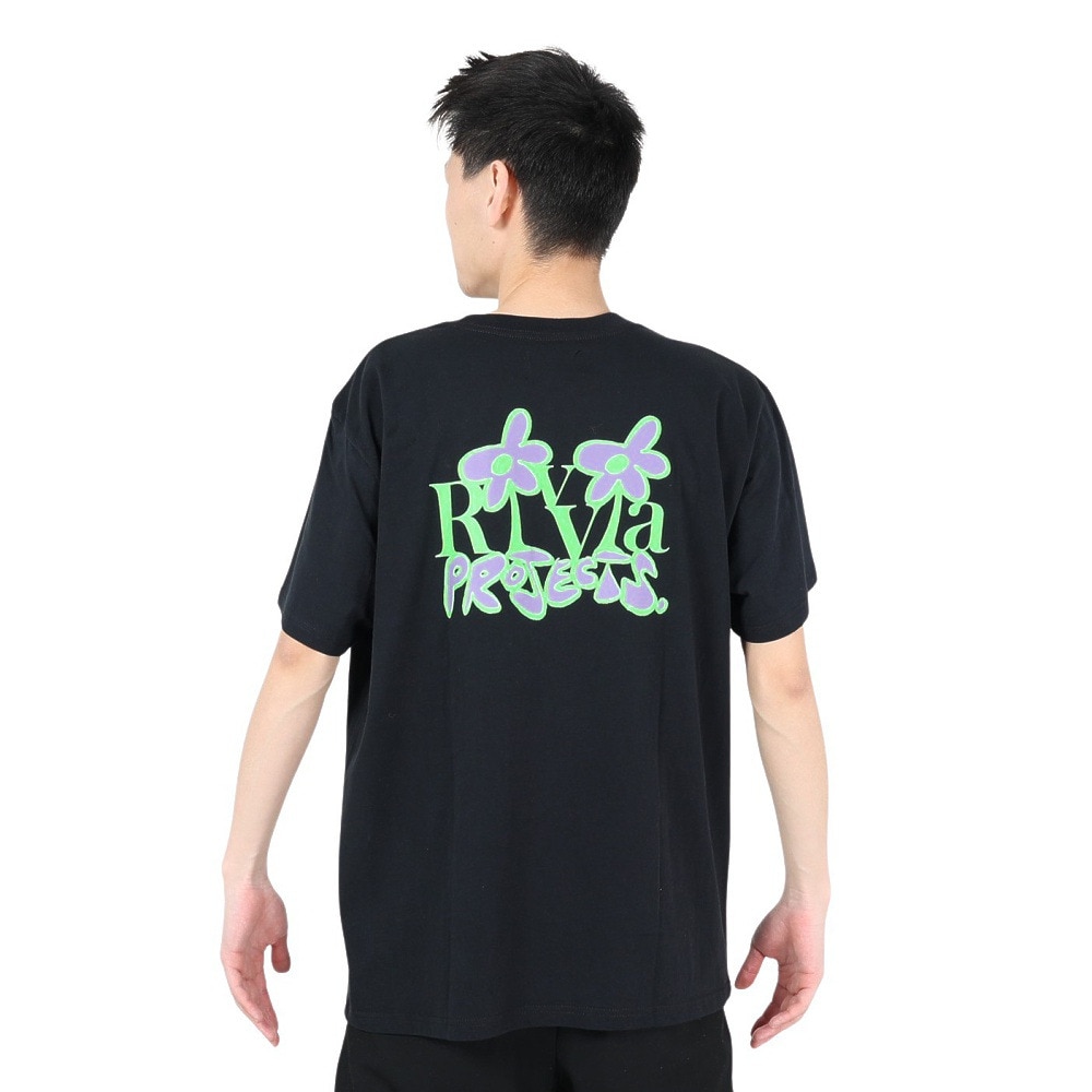 リヴィアプロジェクツ（Rivvia Projectu）（メンズ）半袖Tシャツ メンズ REVIVAL T-SHIRT  RTE-23204-BLK