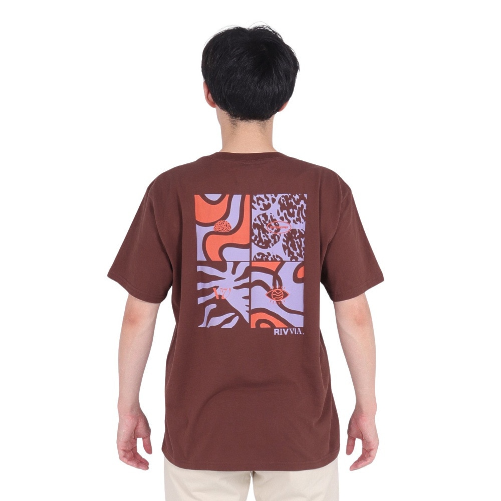 リヴィアプロジェクツ（Rivvia Projectu）（メンズ）IMMERSION 半袖Tシャツ RTE-23206-CHT