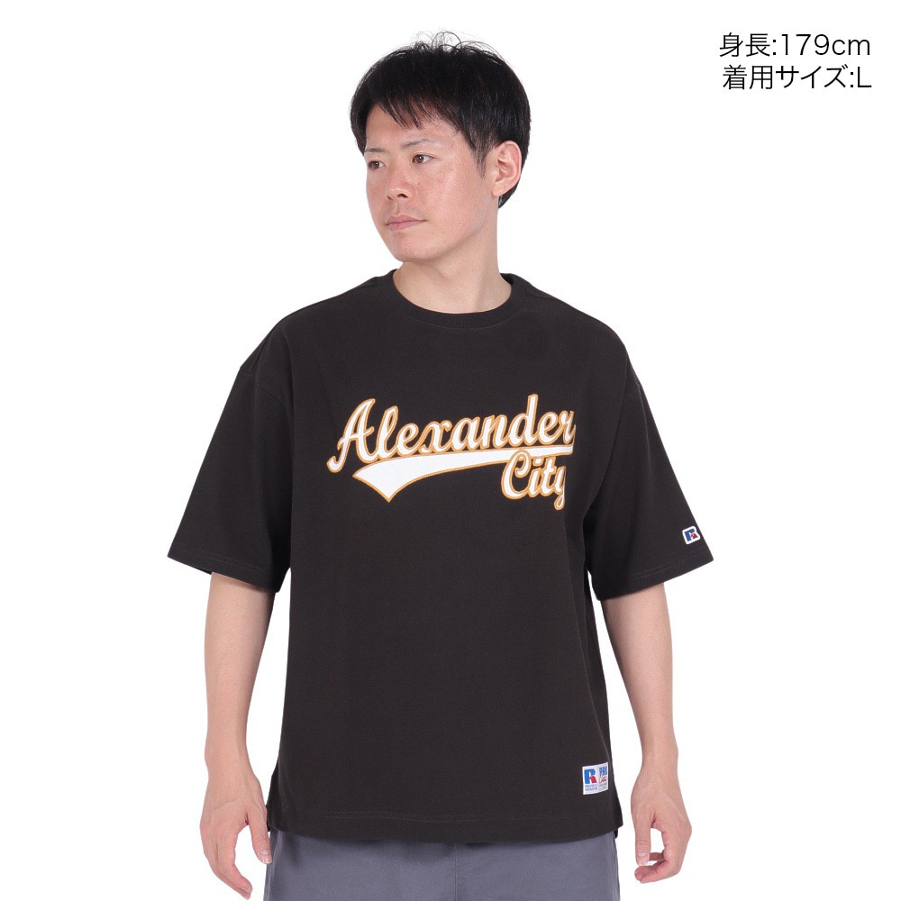 ラッセル（RUSSELL）（メンズ）Tシャツ メンズ ヘビーウエイト レタード RBM23S0001 CGRY