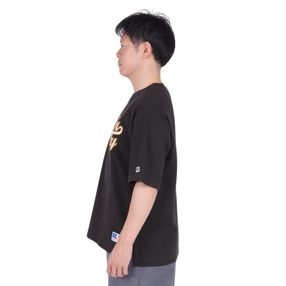 ラッセル（RUSSELL）（メンズ）Tシャツ メンズ ヘビーウエイト レタード RBM23S0001 CGRY