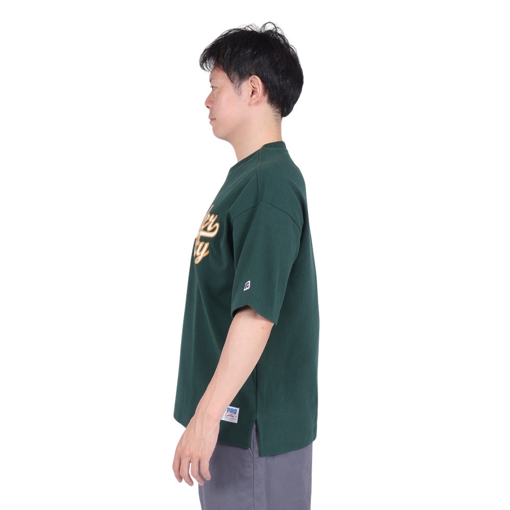 ラッセル（RUSSELL）（メンズ）Tシャツ メンズ ヘビーウエイト レタード RBM23S0001 GRN