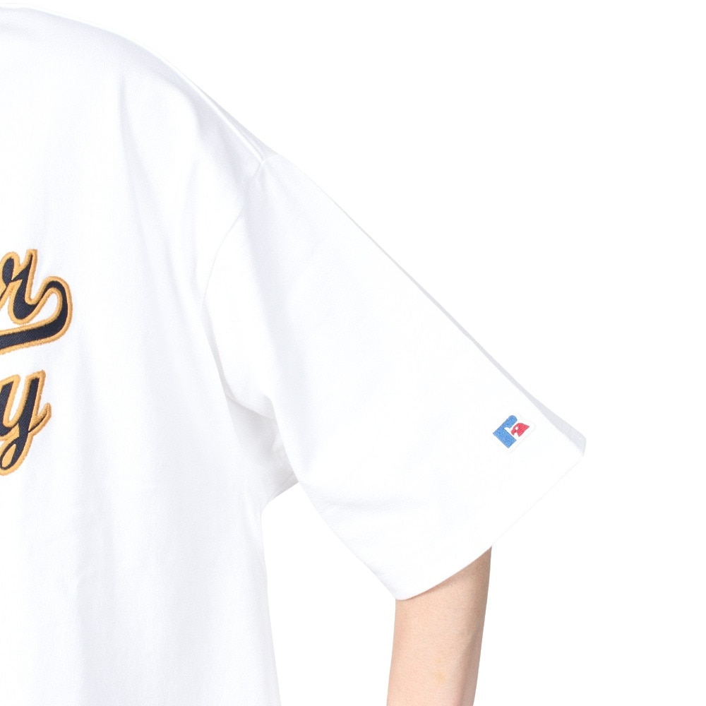 ラッセル（RUSSELL）（メンズ）Tシャツ メンズ ヘビーウエイト レタード RBM23S0001 WHT