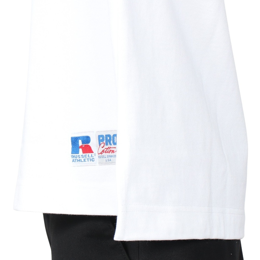ラッセル（RUSSELL）（メンズ）Tシャツ メンズ ヘビーウエイト レタード RBM23S0001 WHT