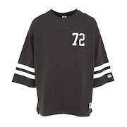 ラッセル（RUSSELL）（メンズ）Tシャツ 五分袖 メンズ 16/-OE フットボール 綿100% サイドスリット RBM23S0004 CGRY