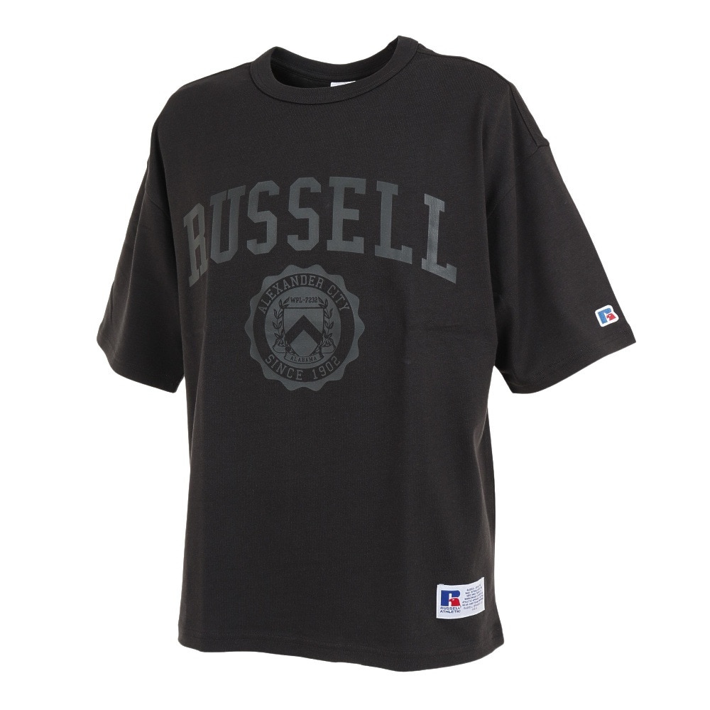 ラッセル（RUSSELL）（メンズ）半袖Tシャツ メンズ 88/12 カレッジクルーネック RBM23S0005 CGRY
