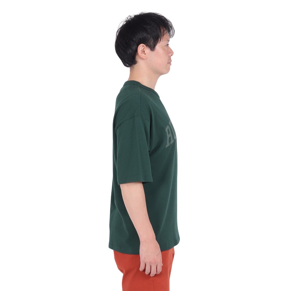 ラッセル（RUSSELL）（メンズ）半袖Tシャツ メンズ 88/12 カレッジクルーネック RBM23S0005 GRN