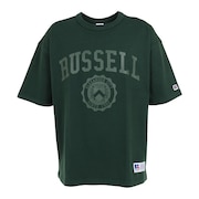 ラッセル（RUSSELL）（メンズ）半袖Tシャツ メンズ 88/12 カレッジクルーネック RBM23S0005 GRN