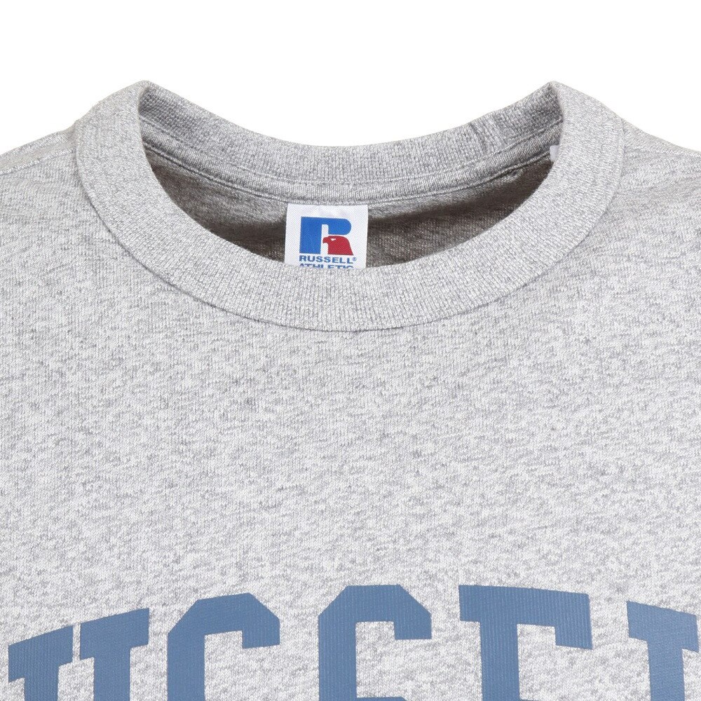 ラッセル（RUSSELL）（メンズ）半袖Tシャツ メンズ 88/12 カレッジクルーネック RBM23S0005 MGRY