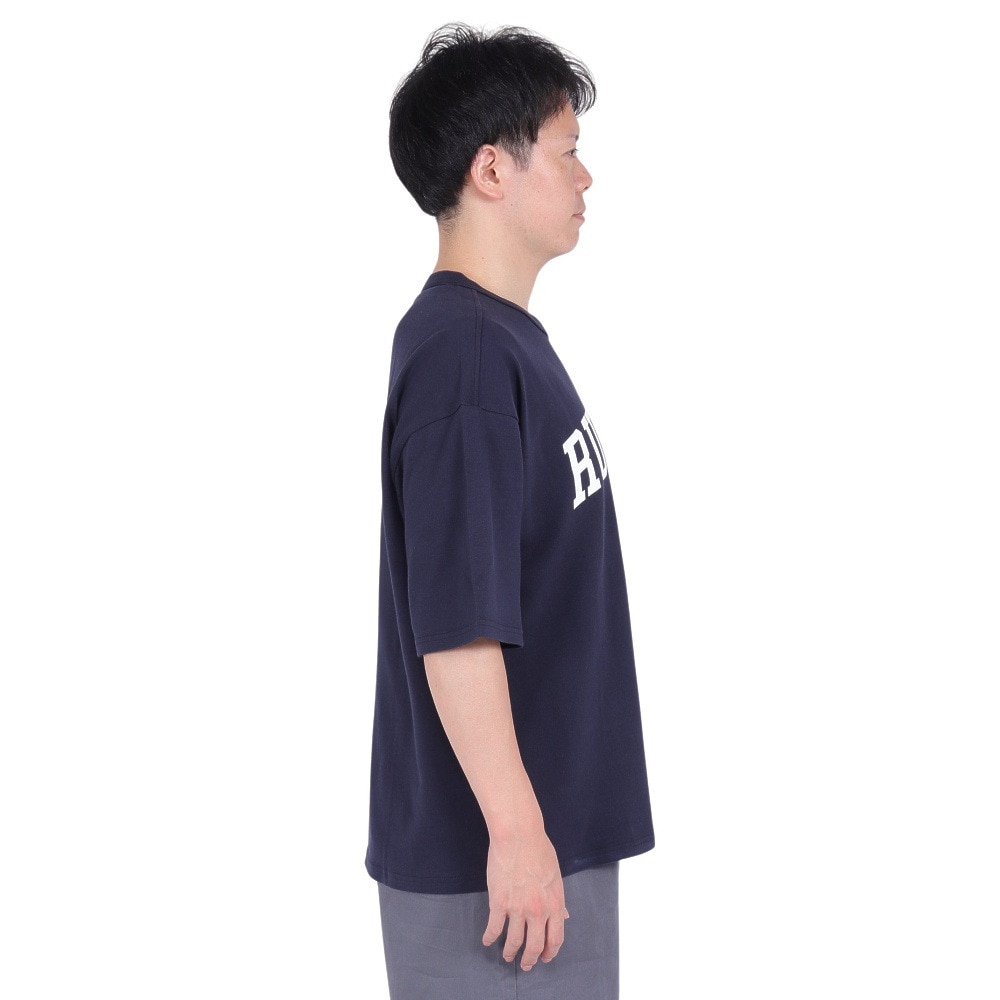 ラッセル（RUSSELL）（メンズ）半袖Tシャツ メンズ 88/12 カレッジクルーネックTシャツ RBM23S0005 NVY
