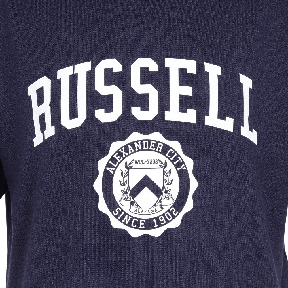 ラッセル（RUSSELL）（メンズ）半袖Tシャツ メンズ 88/12 カレッジクルーネックTシャツ RBM23S0005 NVY