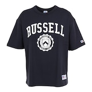 ラッセル（RUSSELL）（メンズ）半袖Tシャツ メンズ 88/12 カレッジクルーネックTシャツ RBM23S0005 NVY