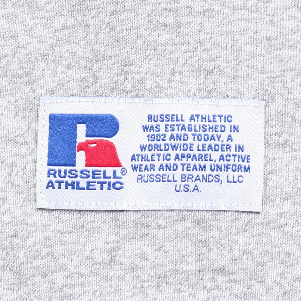 ラッセル（RUSSELL）（メンズ）半袖Tシャツ メンズ 88/12 ヘンリーネック RBM23S0006 MGRY