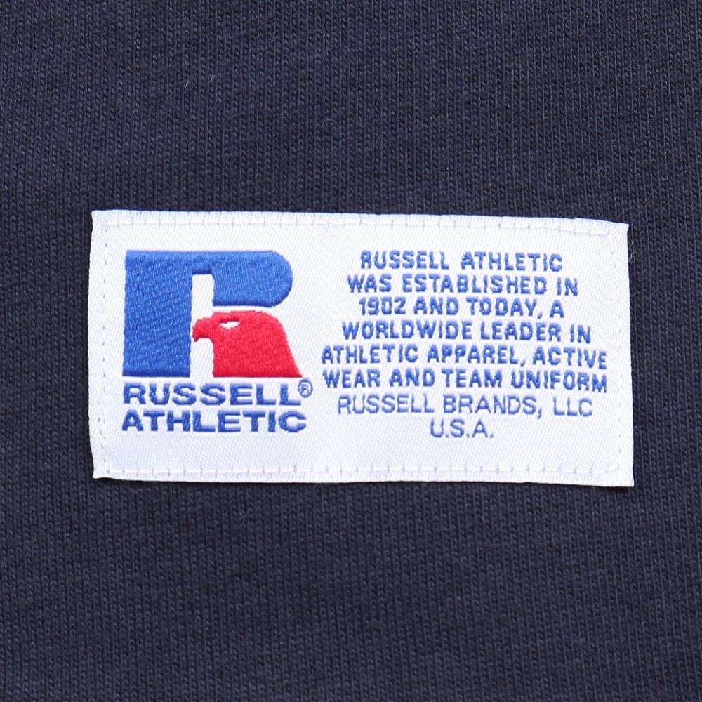 ラッセル（RUSSELL）（メンズ）半袖Tシャツ メンズ 88/12 ヘンリーネックTシャツ RBM23S0006 NVY
