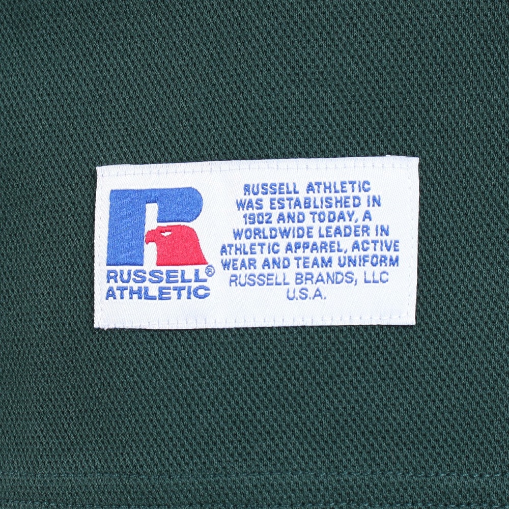 ラッセル（RUSSELL）（メンズ）半袖Tシャツ メンズ ドライフィット 鹿の子 RBM23S0007 GRN